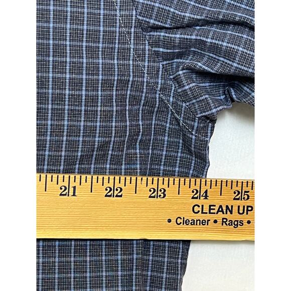 Ermenegildo Zegna Soft Men’s 42/16.5 Black Windowpane Shirt – Luxury Dress Shirt - Picture 5 of 7